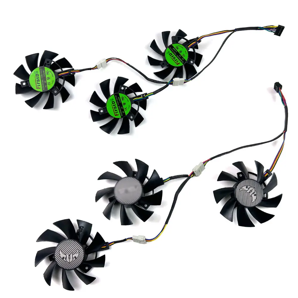 Rx 5700 Xt 8Gb Video Card - NOVO Ventilador de Refrigeração 75mm 7pin