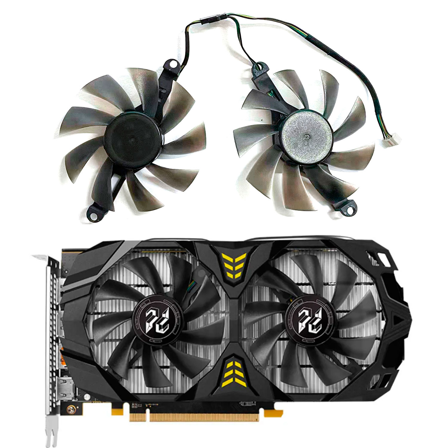 Novo Ventilador de GPU 4PIN 85 - Rx 580 8Gb 2048Sp Gpu avaliação e preço
